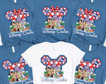 Custom Disney Cruise 2026 Shirt, Comfort Color Disney Cruise Shirt, Personalization Disney Cruise Squad Shirts, Custom Disney Wish T-Shirt