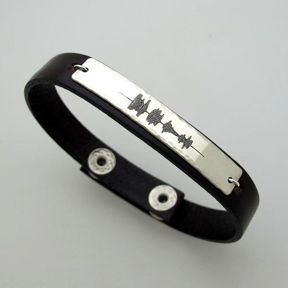 Sound wave bracelet for best sale guys