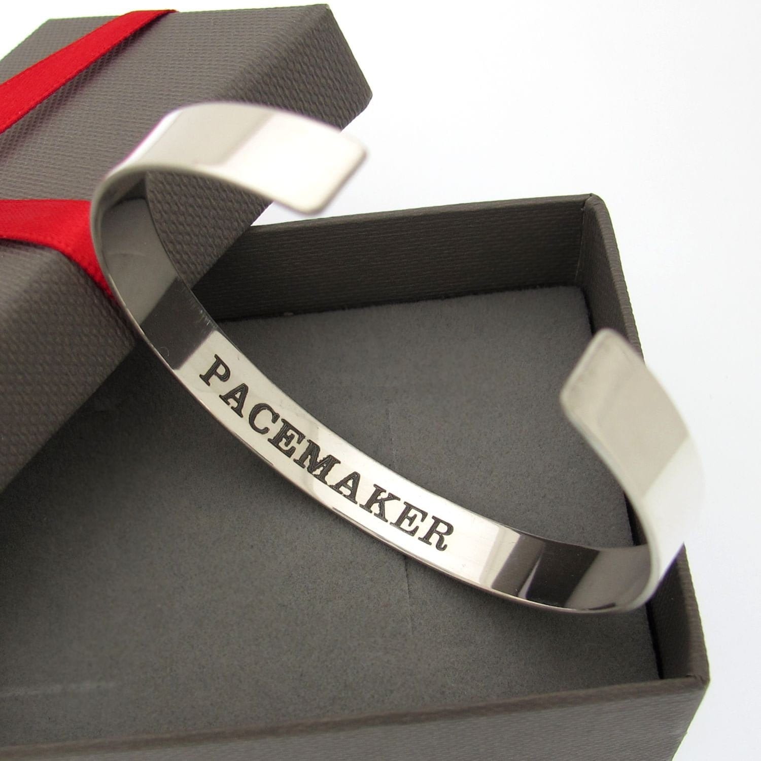 Mens Medical Alert Bracelet Sterling Silver Medical ID Cuff Etsy