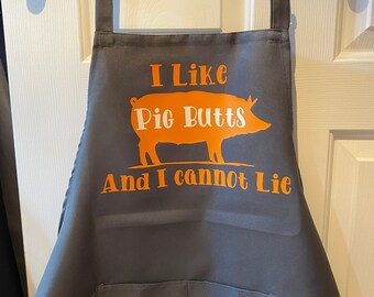 I Like Pig Butts Apron