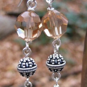 Anastasia - Swarovski Crystal and Pearl, Bali Silver