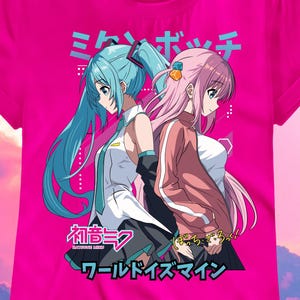 Hatsune Miku & Bocchi Fanart PNG | Anime Digital Download | Kawaii Illustration