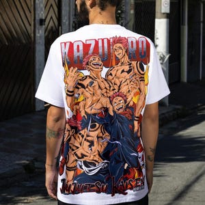 Jujutsu Kaisen Anime Shirt PNG Design | Yuji Itadori Fanart PNG | Manga Digital Download | High Resolution 300 DPI