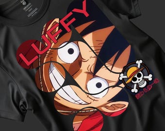 Luffy PNG | One Piece Fanart | Anime Clipart | Straw Hat Pirates Digital Download