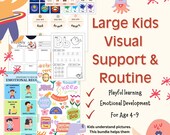 100+ Learning Flashcards Bundle: Preschool, Homeschool (PDF/PNG Download)