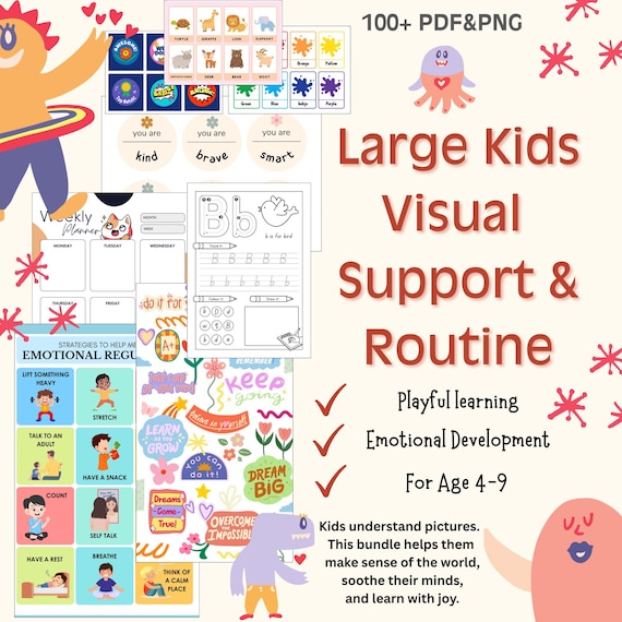 100+ Learning Flashcards Bundle: Preschool, Homeschool (PDF/PNG Download)