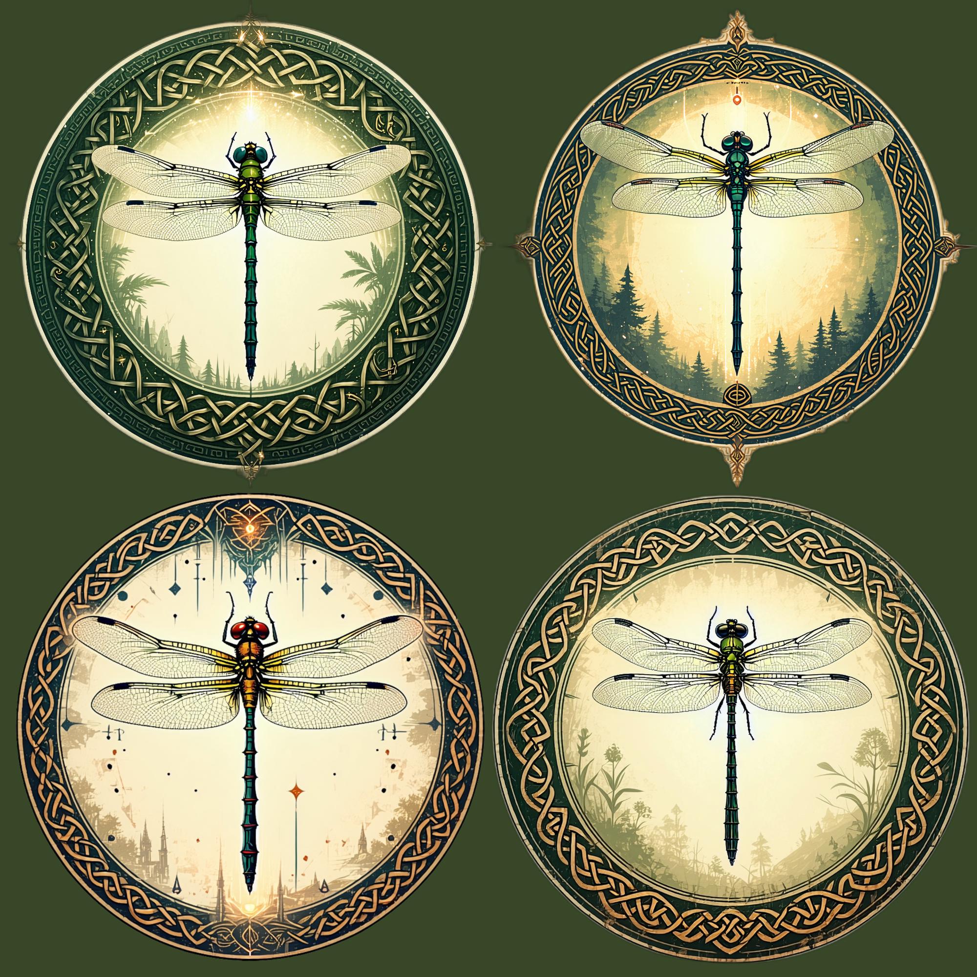 Outlander PNG Bundle – Celtic Clipart Circle Designs | Dragonfly ...