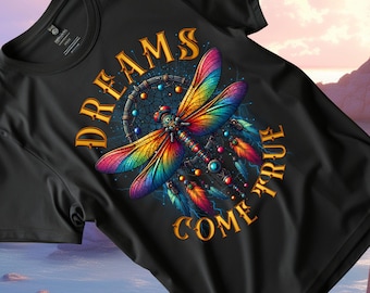 Boho Dragonfly PNG, Dreamcatcher Sublimation Design, Spiritual Quote PNG, Colorful Boho Art for T‑Shirts, Instant Download