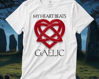 Celtic Heart PNG • Outlander Inspired • My Heart Beats Gaelic, Scottish Pride (Digital Download)