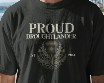 Outlander Finale PNG | Proud Broughtlander PNG, Scottish Thistle Digital Download, Bookish Fan Gift, Series Inspired Design
