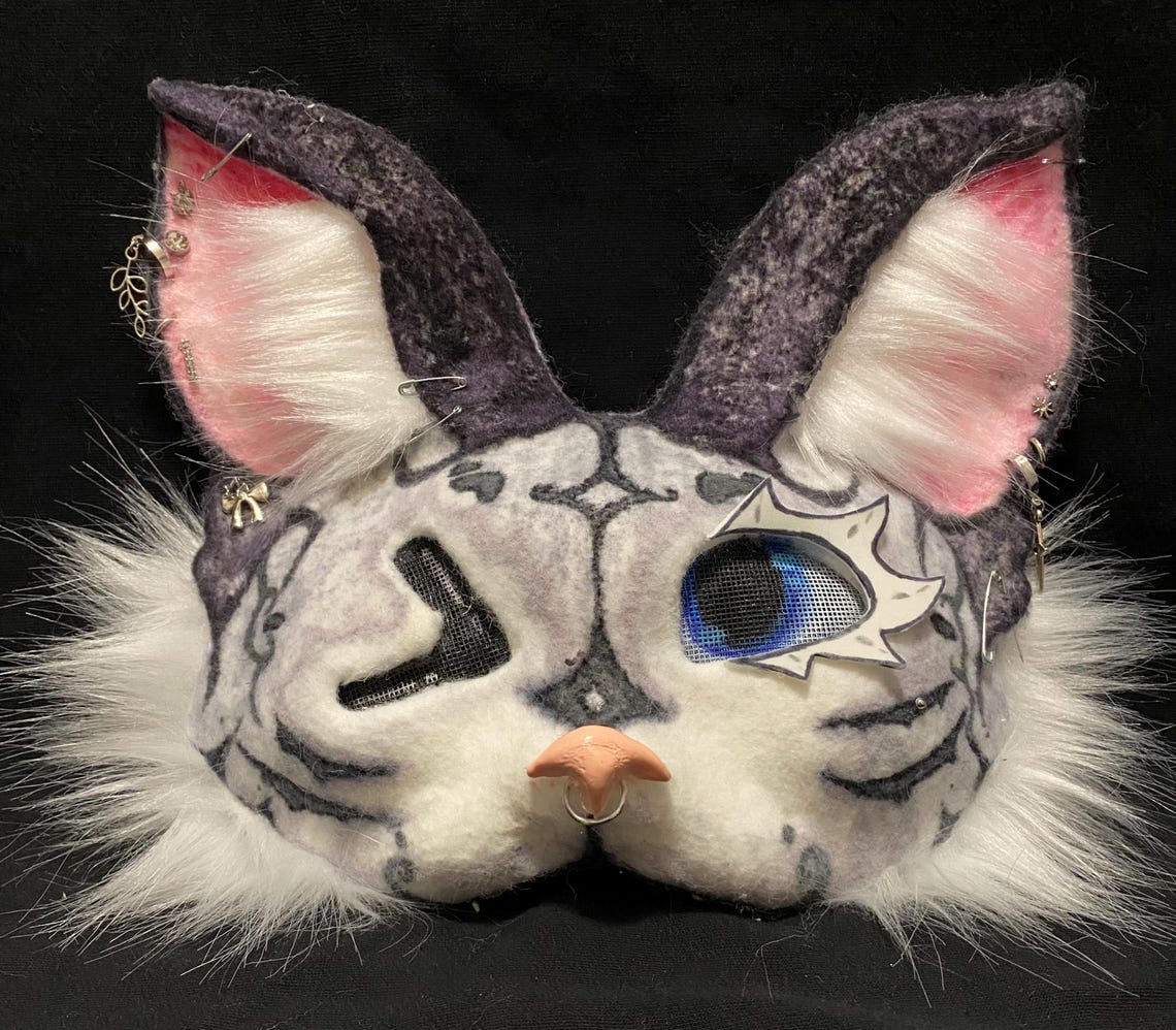 Theale Mask Therian Mask - Etsy