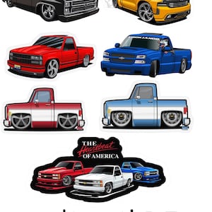 Chevy trucks sticker pack