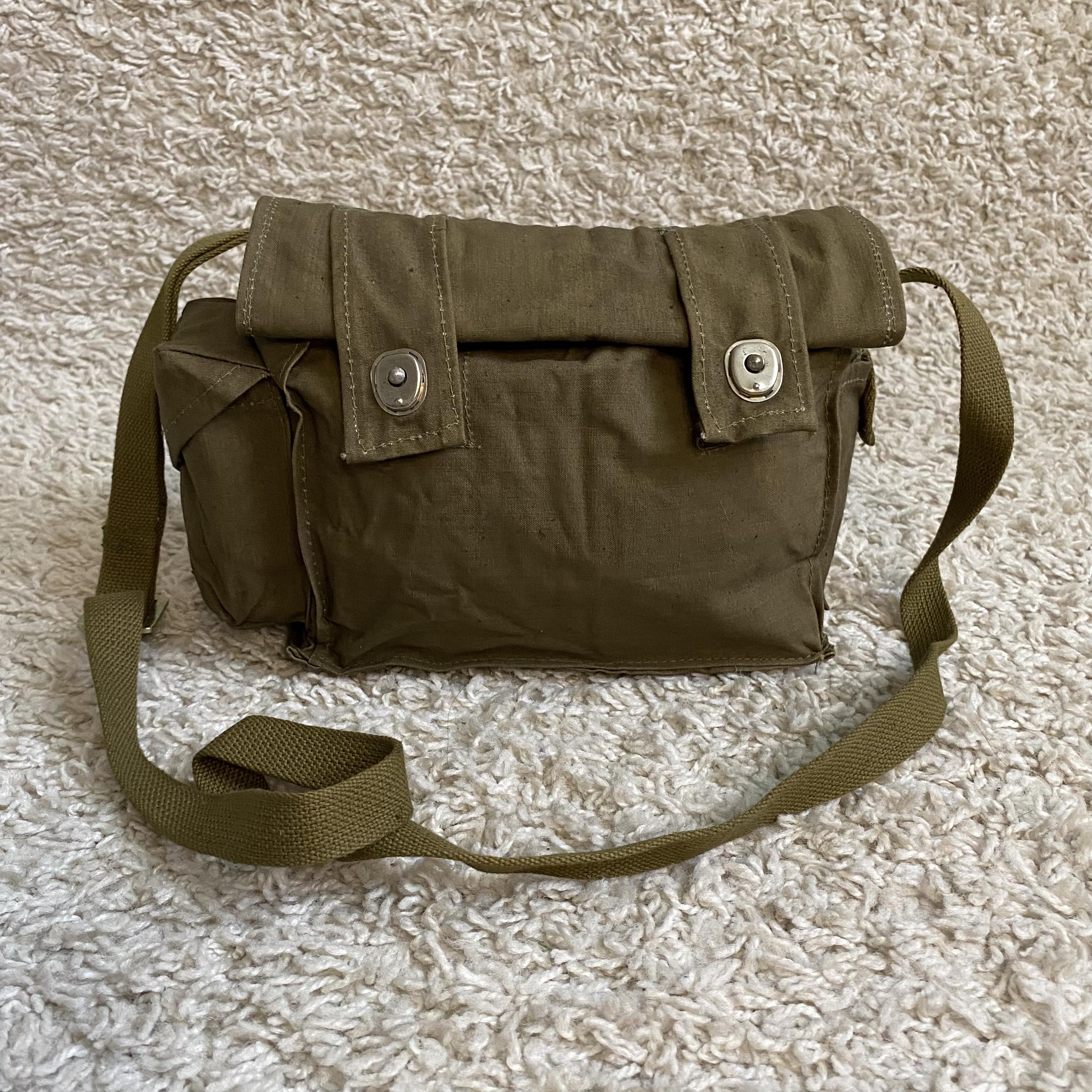 Soviet Vintage Bag With Belt. Original Army Crossbody Bag. Russian
