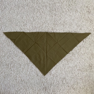Soviet vintage KLMK Bandana. Original tactical Headscarf. Russian Army soldier Uniform USSR 80s.
