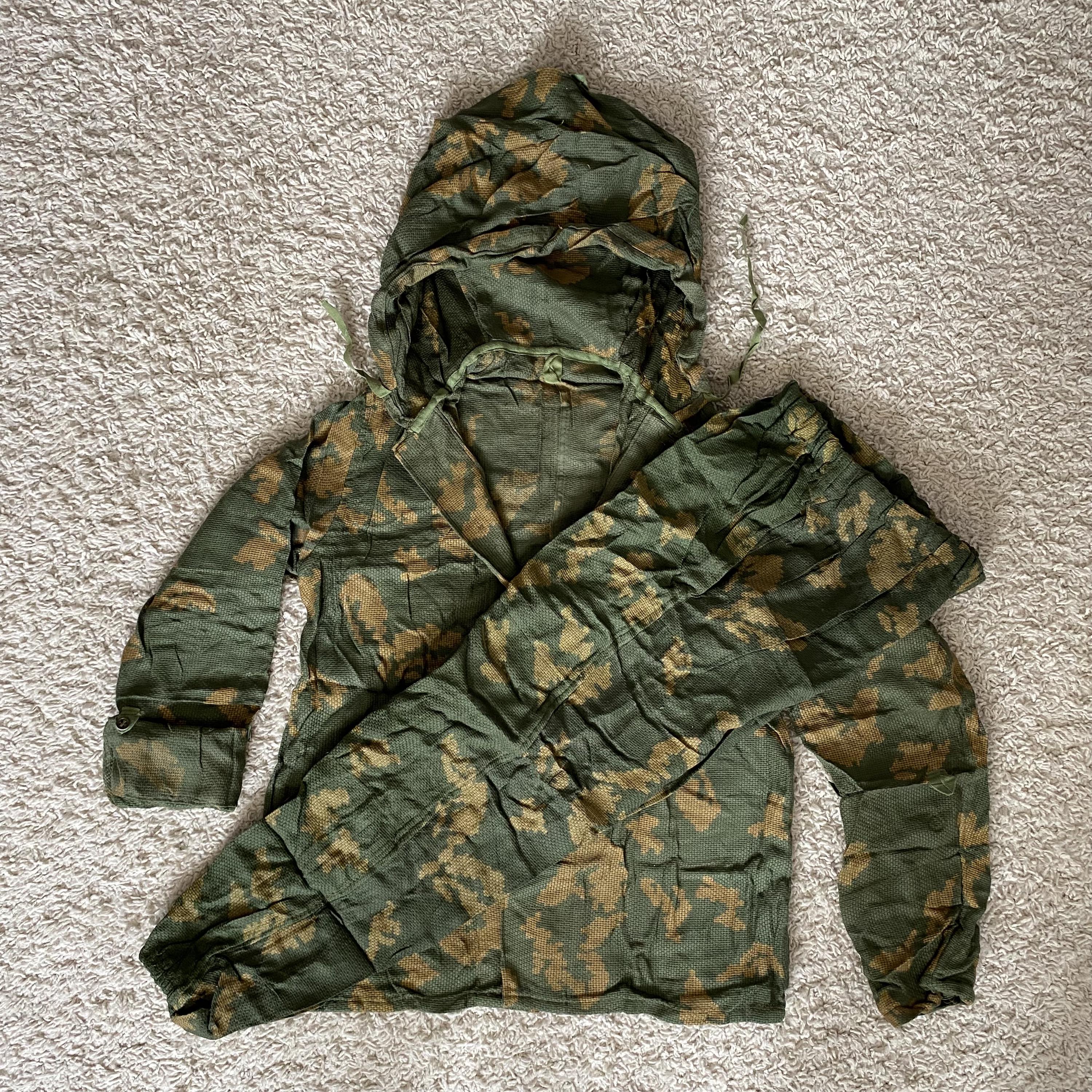 Soviet Camo Suit KZS Size 2. Sniper Tactical Jumpsuit Berezka