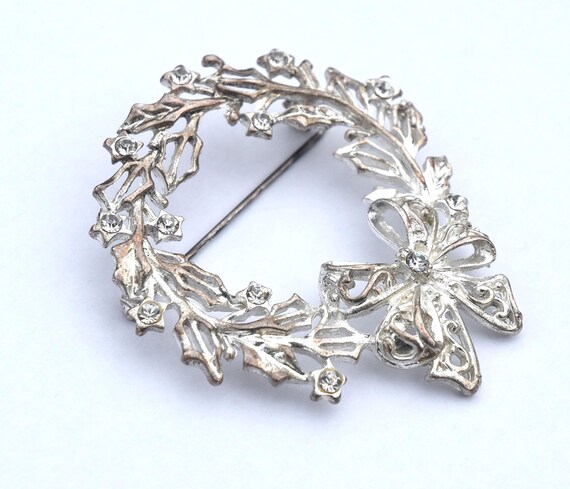 Authentic Christopher Radko Christmas Wreath Broo… - image 3