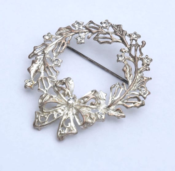 Authentic Christopher Radko Christmas Wreath Broo… - image 4