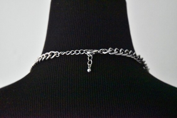 Bold Gothic Layered Chain Statement Necklace – Si… - image 4