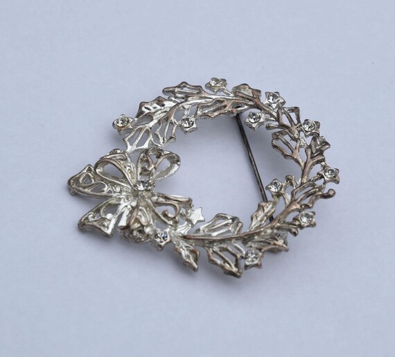 Authentic Christopher Radko Christmas Wreath Broo… - image 6