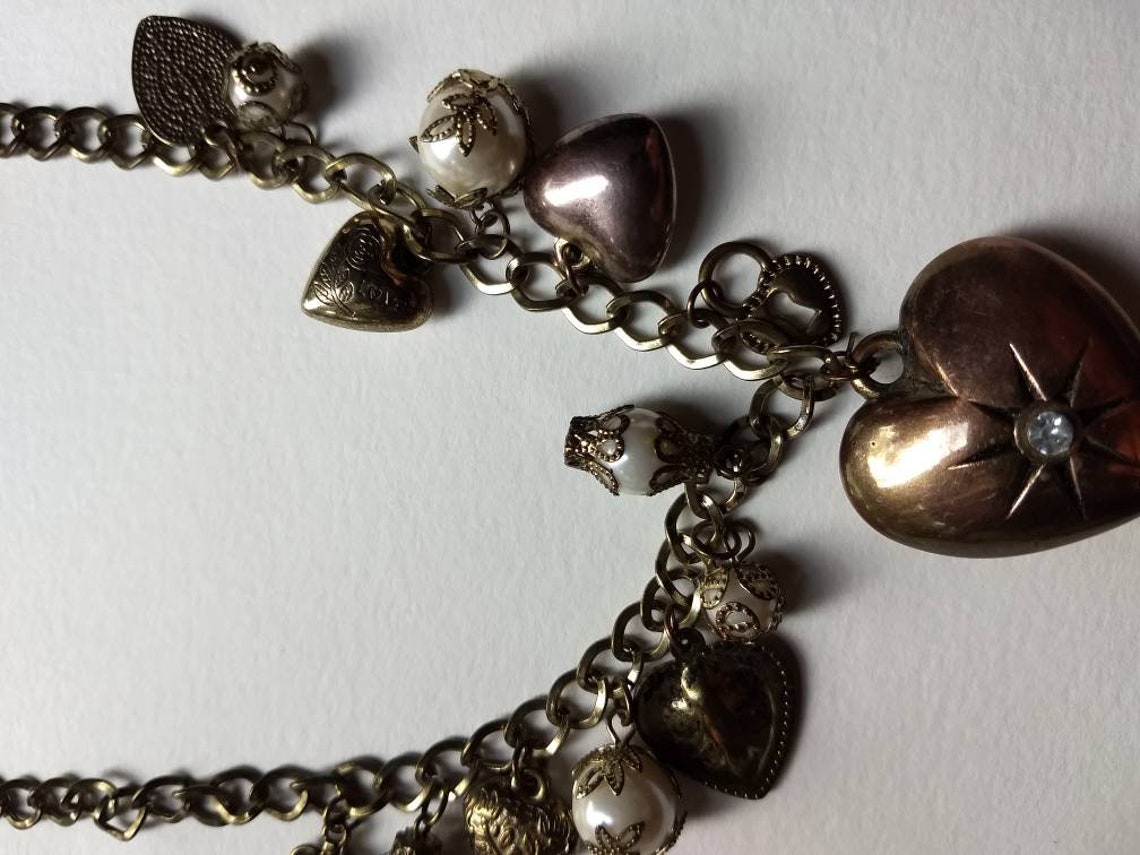 Vintage Charm Necklace | Etsy