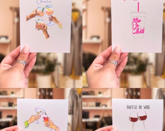 Galentine's Day Cards for Friends (Envelope Included)