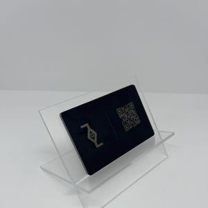 Klarer Visitenkartenhalter aus Acryl - Visitenkartenständer - Bürodeko - Bürodeko - Bürodeko