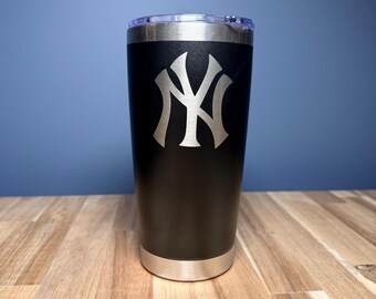 New York Yankees Powdercoated Yeti Tumbler, Free Personilization 