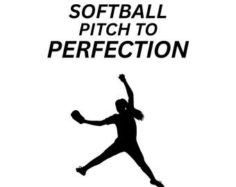 Quaderno di diario di lancio per il lancio perfetto del softball