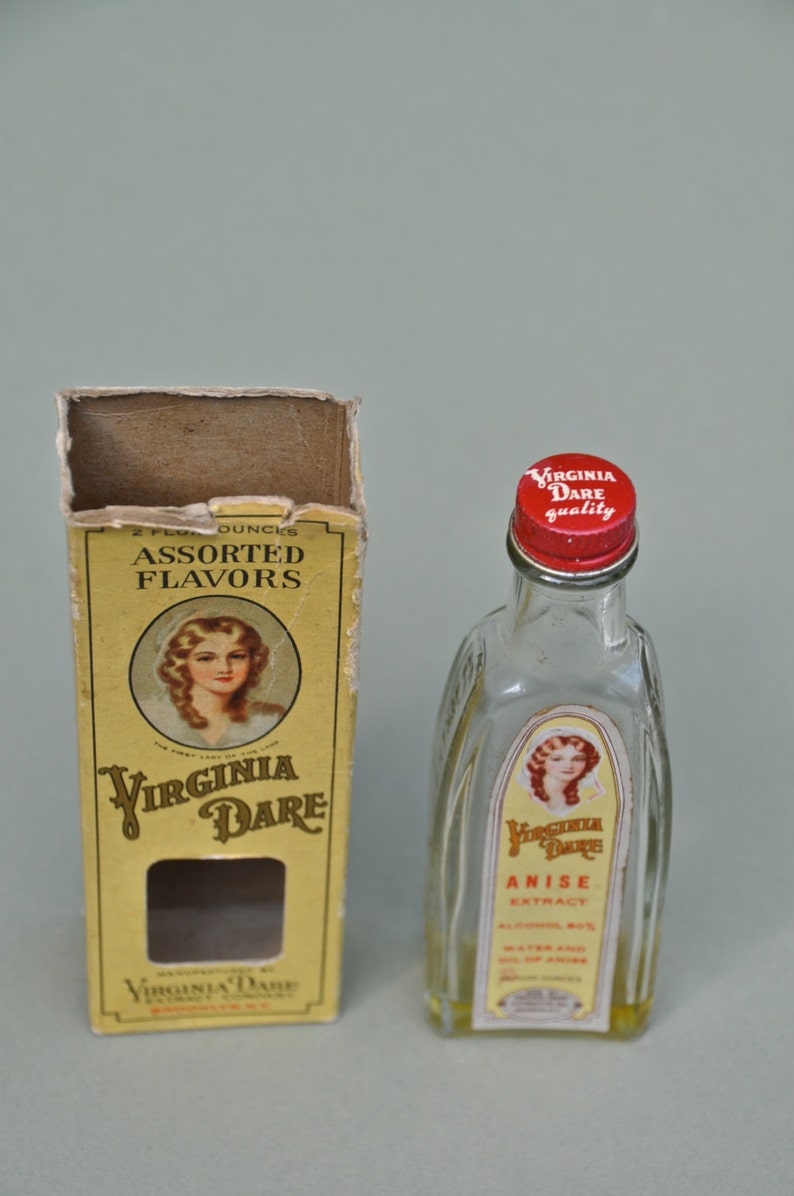 Vintage Virginia Dare Extract with Original Box Etsy