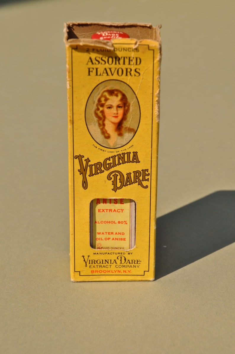 Vintage Virginia Dare Extract with Original Box Etsy