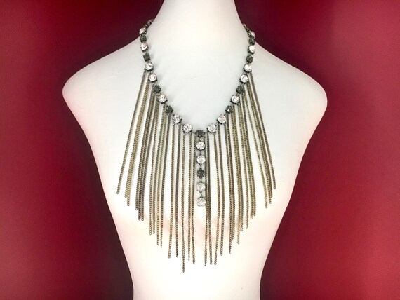 chain bib necklace