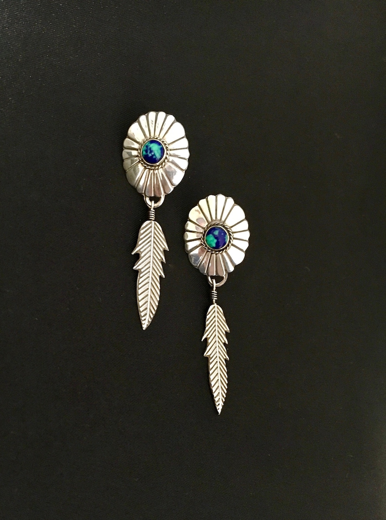Turquoise earrings Blue turquoise dangle earrings Oval turquoise earrings Turquoise jewelry Silver turquoise earrings something blue