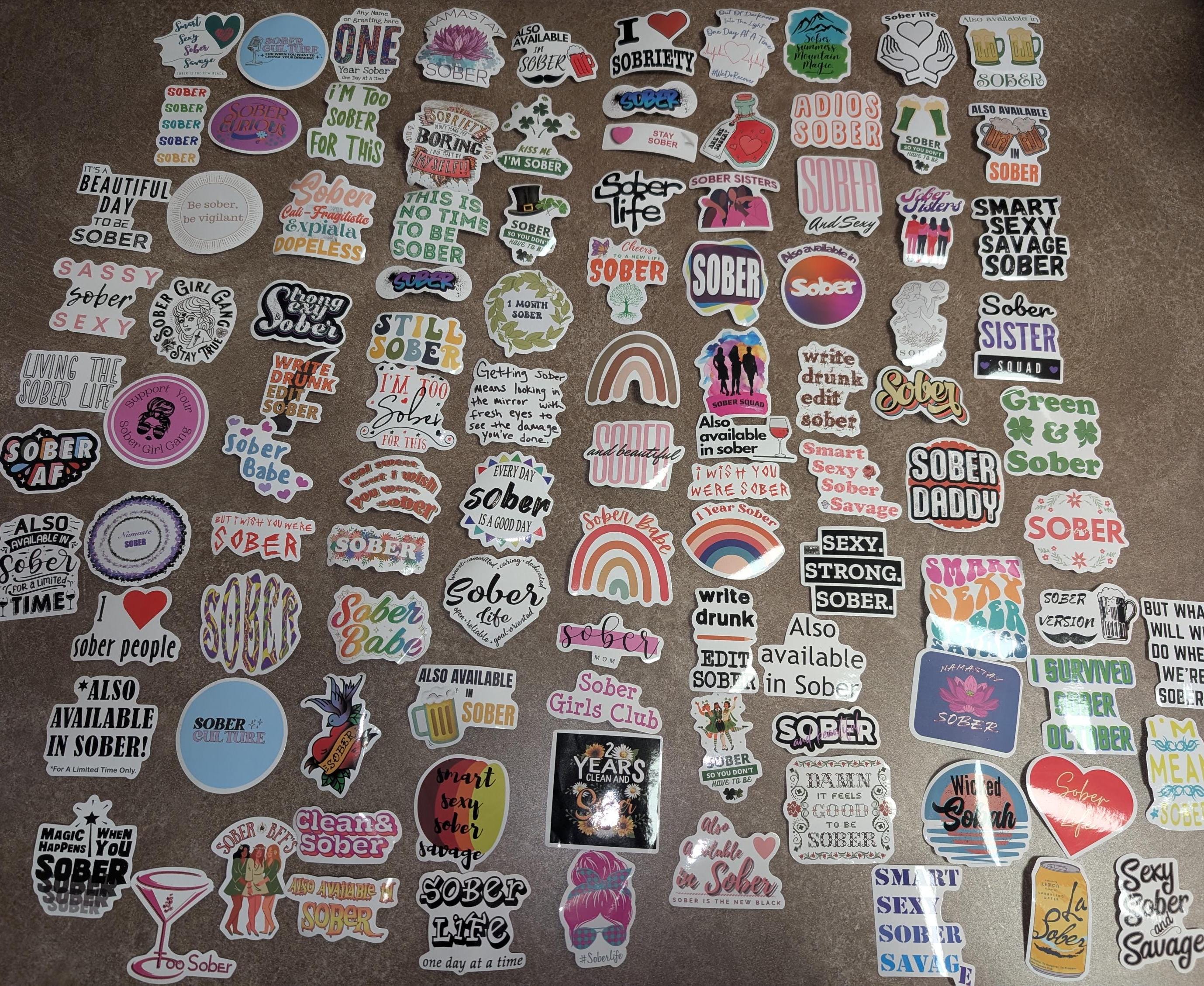 Recovery Point Sticker Sobriety Sticker Pack | Recovery Gift for Women | AA NA Recovery ...