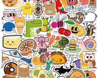 Pun Animal Stickers | Motivational Vinyl Decal Pack