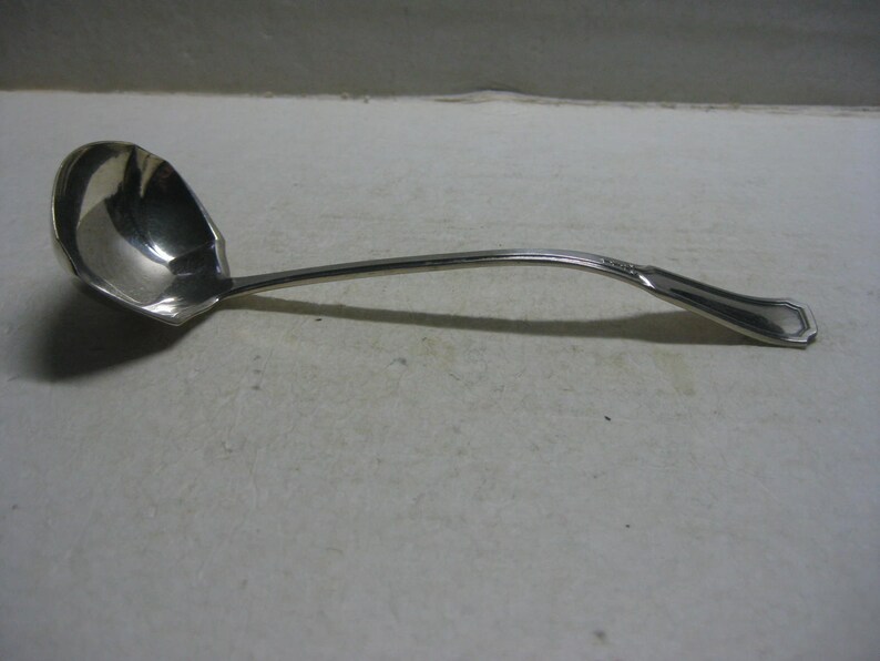 Old Mark Gorham Etruscan Sterling Silver Gravy Ladle