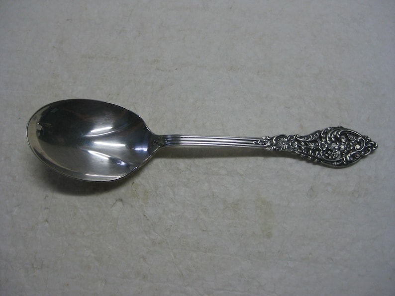 No Mono 4 3//8/" Gorham Melrose Sterling Silver Demitasse Spoon