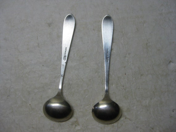 1 Vintage Salt Spoon Sterling Silver Gorham Gold Wash Bowl
