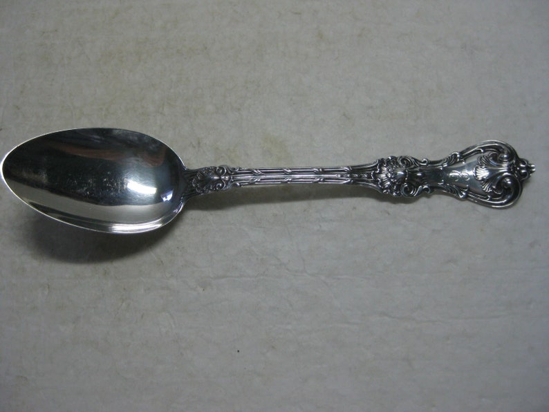 Gorham King Edward Sterling Silver Teaspoon 6” /'King Edward/' engraving no mono