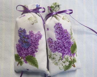 Flieder 5 &quot;X 2&quot; Beutel - &#39;Flieder und Veilchen (* Typ) &#39;Duft-Bundles von Flieder Beutel-Baumwolle Hand gemischt botanische Beutel-038-0!&quot;
