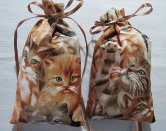 Bustina Kittens 5&quot;X2&quot; - Fragranza &#39;Purrs and Paws&#39; - Confezione unisex Bustina Kittens - Cotone botanico miscelato a mano - 293-8!