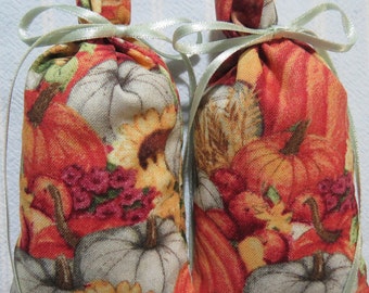 Autumn/Thanksgiving 4"X2" Sachet-'Pumpkin Patch' Fragrance-Cotton Botanical-046-2!