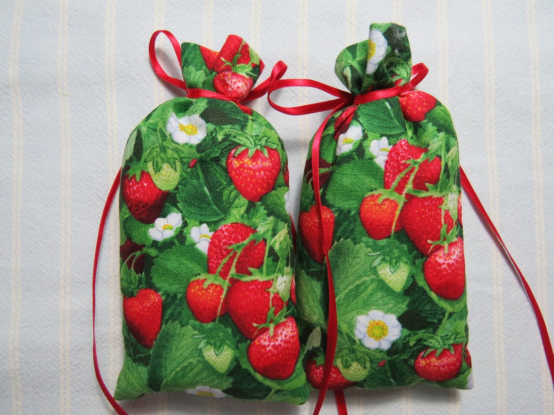 Strawberries 5x2 Sachet'strawberry Jam' Etsy