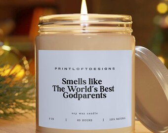 Ça sent les meilleurs parrains et marraines du monde : cadeaux pour parrain et marraine, cadeaux pour parrain et marraine