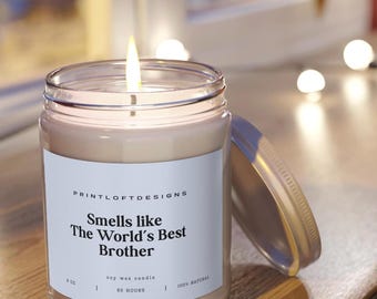 Ça sent le meilleur frère du monde - Cadeaux pour frère, Meilleur frère du monde, Cadeaux pour frères et sœurs, Cadeaux pour la famille