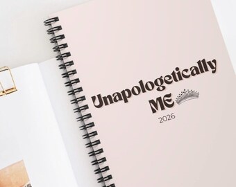 Becoming Unapologetically Me 2026 Journal | Self-Love & Confidence Journal for Women | Empowerment Manifestation Notebook