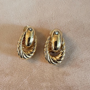 アクセサリー BURBERRY ROSE MONOGRAM HOOP EARRINGS Burberry Rose Monogram Hoop Earrings - Sterling Silver Hoop