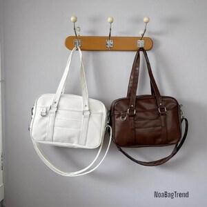 Bolso JK Ita de estilo japonés: bolso de hombro de piel sintética para mujer, cartera para uniforme escolar, bolso cruzado, bolso kawaii de regalo.
