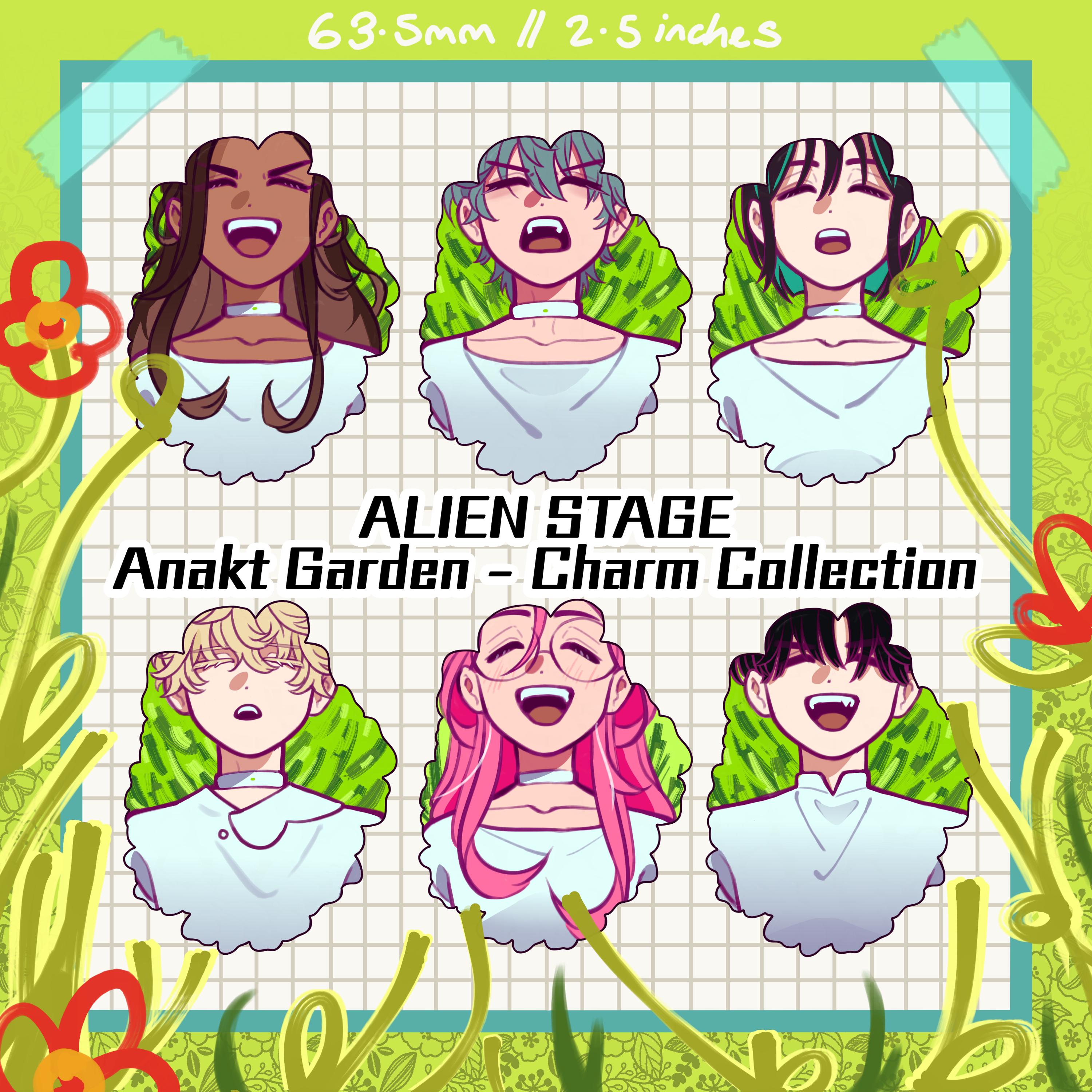 ALIEN STAGE - Anakt Garden Keychains (ivan/till/mizi/sua/luka