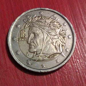 2 euro Italy Dante Alighieri - 2002 - polished