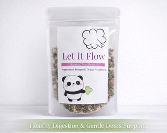 Herbal Digestive Tea for Gentle Flow & Balance | Caffeine Free Loose Leaf Wellness Tea